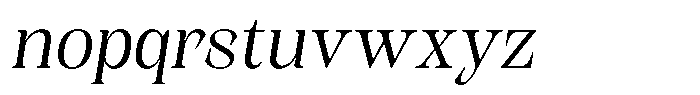 Kornesia Contrast Kornesia Cntr Extra Light Oblique Font LOWERCASE