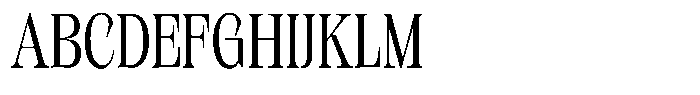 Kornesia Contrast Kornesia Cntr Light Condensed Font UPPERCASE