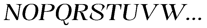 Kornesia Contrast Kornesia Cntr Light Expanded Oblique Font UPPERCASE