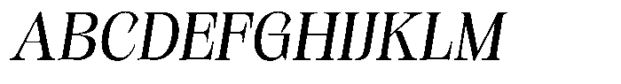 Kornesia Contrast Kornesia Cntr Light Oblique Font UPPERCASE