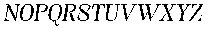 Kornesia Contrast Kornesia Cntr Light Oblique Font UPPERCASE