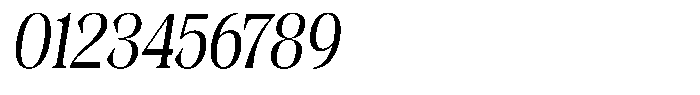 Kornesia Contrast Kornesia Cntr Light Semi Condensed Oblique Font OTHER CHARS