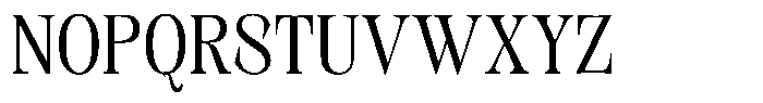 Kornesia Contrast Kornesia Cntr Light Semi Condensed Font UPPERCASE