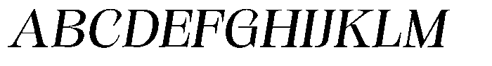 Kornesia Contrast Kornesia Cntr Light Semi Expanded Oblique Font UPPERCASE