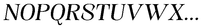 Kornesia Contrast Kornesia Cntr Light Semi Expanded Oblique Font UPPERCASE