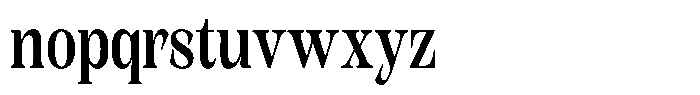 Kornesia Contrast Kornesia Cntr Medium Condensed Font LOWERCASE
