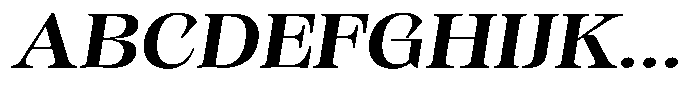 Kornesia Contrast Kornesia Cntr Medium Expanded Oblique Font UPPERCASE