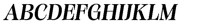 Kornesia Contrast Kornesia Cntr Medium Oblique Font UPPERCASE