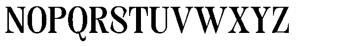Kornesia Contrast Kornesia Cntr Medium Semi Condensed Font UPPERCASE