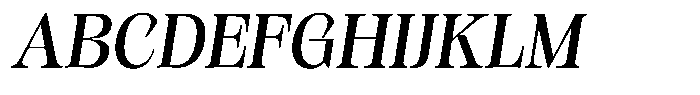 Kornesia Contrast Kornesia Cntr Oblique Font UPPERCASE