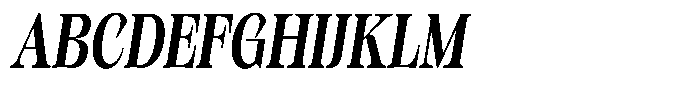 Kornesia Contrast Kornesia Cntr Semi Bold Condensed Oblique Font UPPERCASE