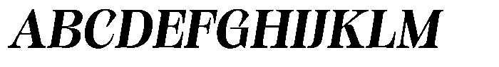 Kornesia Contrast Kornesia Cntr Semi Bold Oblique Font UPPERCASE
