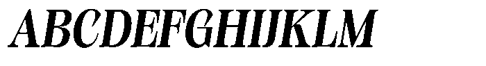 Kornesia Contrast Kornesia Cntr Semi Bold Semi Condensed Oblique Font UPPERCASE