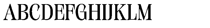 Kornesia Contrast Kornesia Cntr Semi Condensed Font UPPERCASE