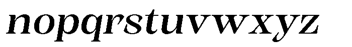 Kornesia Contrast Kornesia Cntr Semi Expanded Oblique Font LOWERCASE