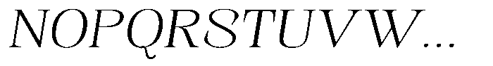 Kornesia Contrast Kornesia Cntr Thin Expanded Oblique Font UPPERCASE