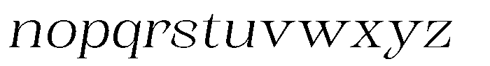 Kornesia Contrast Kornesia Cntr Thin Expanded Oblique Font LOWERCASE