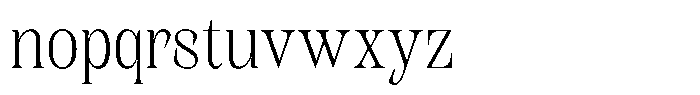Kornesia Contrast Kornesia Cntr Thin Semi Condensed Font LOWERCASE