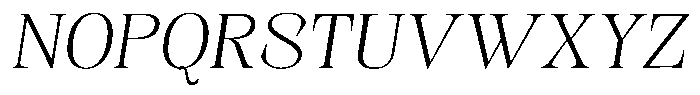 Kornesia Contrast Kornesia Cntr Thin Semi Expanded Oblique Font UPPERCASE