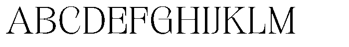 Kornesia Contrast Kornesia Cntr Thin Semi Expanded Font UPPERCASE