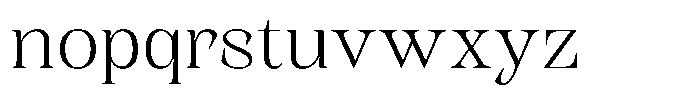 Kornesia Contrast Kornesia Cntr Thin Semi Expanded Font LOWERCASE