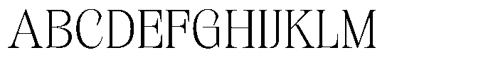 Kornesia Contrast Kornesia Cntr Thin Font UPPERCASE