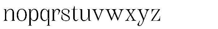 Kornesia Contrast Kornesia Cntr Thin Font LOWERCASE