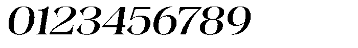 Kornesia  Expanded Oblique Font OTHER CHARS