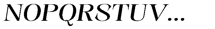 Kornesia  Expanded Oblique Font UPPERCASE