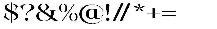 Kornesia  Expanded Font OTHER CHARS