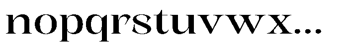 Kornesia  Expanded Font LOWERCASE