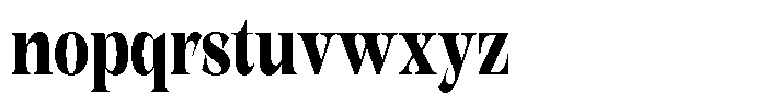 Kornesia  Extra Bold Condensed Font LOWERCASE