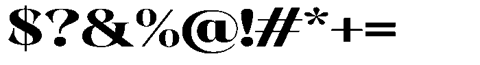 Kornesia  Extra Bold Expanded Font OTHER CHARS