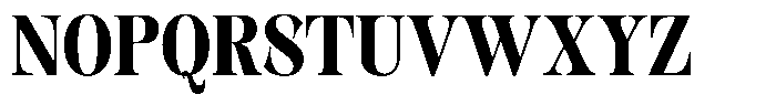 Kornesia  Extra Bold Semi Condensed Font UPPERCASE