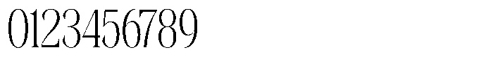 Kornesia  Extra Light Condensed Font OTHER CHARS