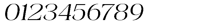 Kornesia  Extra Light Expanded Oblique Font OTHER CHARS