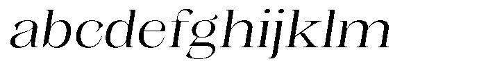 Kornesia  Extra Light Expanded Oblique FONT