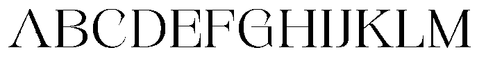 Kornesia  Extra Light Expanded Font UPPERCASE