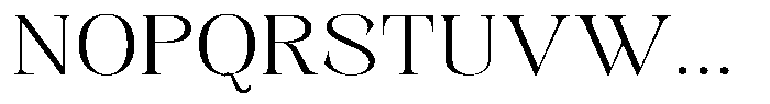 Kornesia  Extra Light Expanded Font UPPERCASE