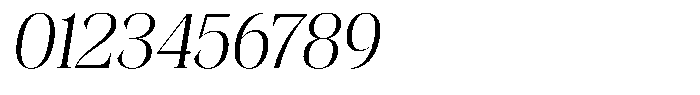 Kornesia  Extra Light Oblique Font OTHER CHARS