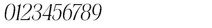 Kornesia  Extra Light Sem Condensed Obliq Font OTHER CHARS