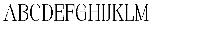 Kornesia  Extra Light Semi Condensed Font UPPERCASE