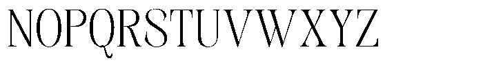 Kornesia  Extra Light Semi Condensed Font UPPERCASE