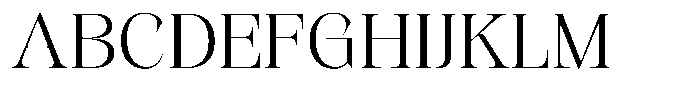 Kornesia  Extra Light Semi Expanded Font UPPERCASE