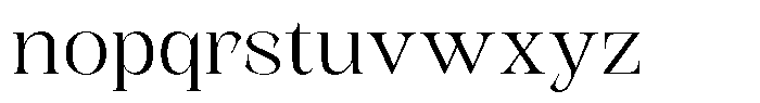 Kornesia  Extra Light Semi Expanded Font LOWERCASE