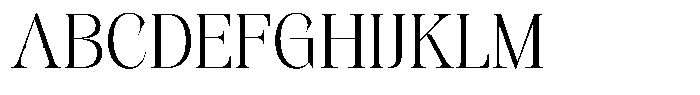 Kornesia  Extra Light Font UPPERCASE