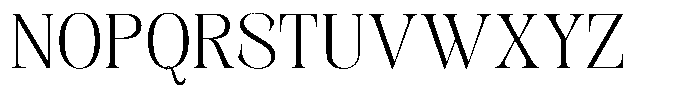 Kornesia  Extra Light Font UPPERCASE