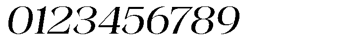 Kornesia  Light Expanded Oblique Font OTHER CHARS