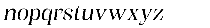 Kornesia  Light Oblique Font LOWERCASE