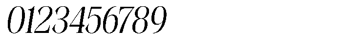 Kornesia  Light Semi Condensed Oblique Font OTHER CHARS